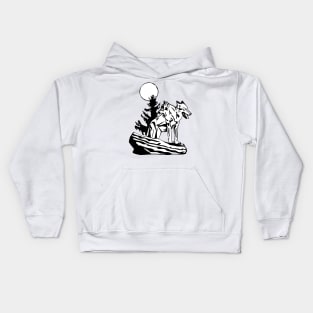 Two-headed Wolf Kids Hoodie